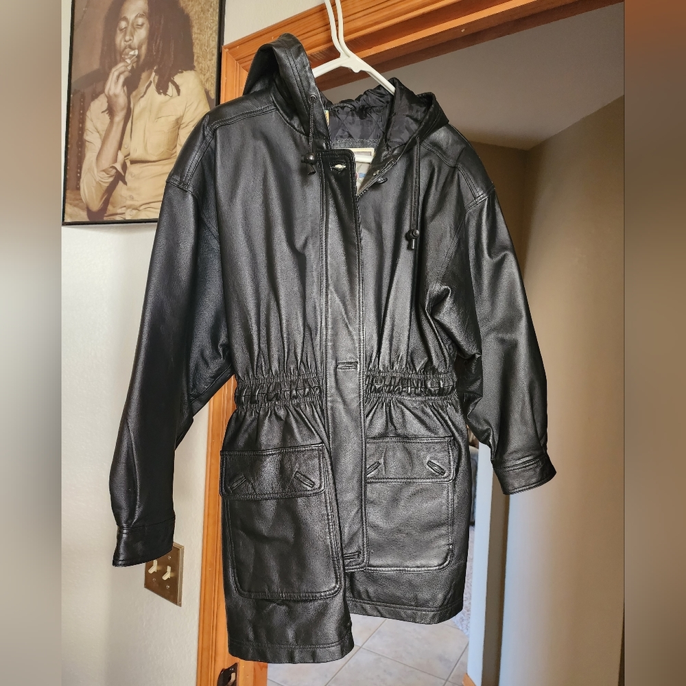 Middlebrook Park Genuine Leather Coat